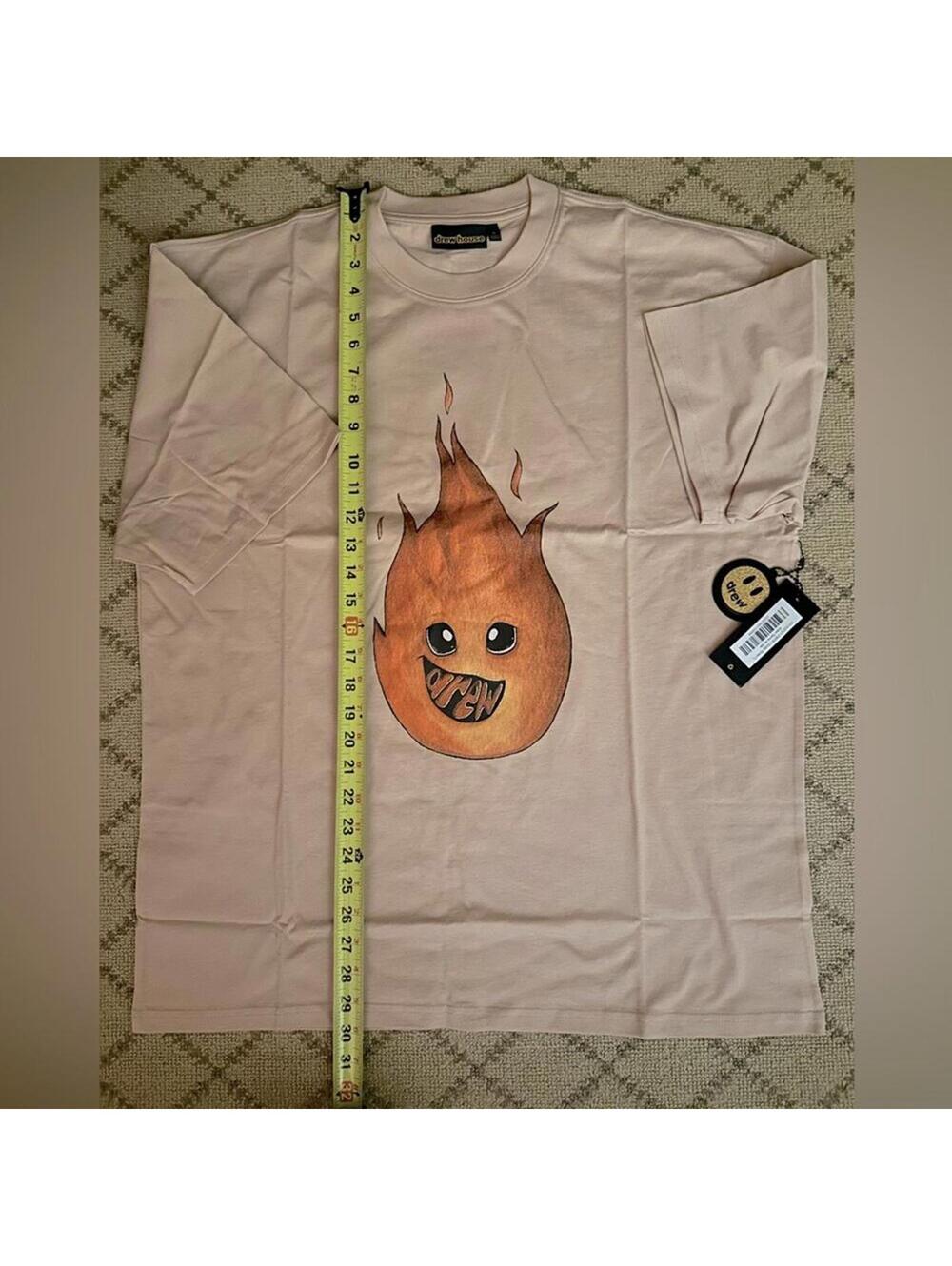 drewhouse Dusty Rose Flame SS T-shirt L NWT